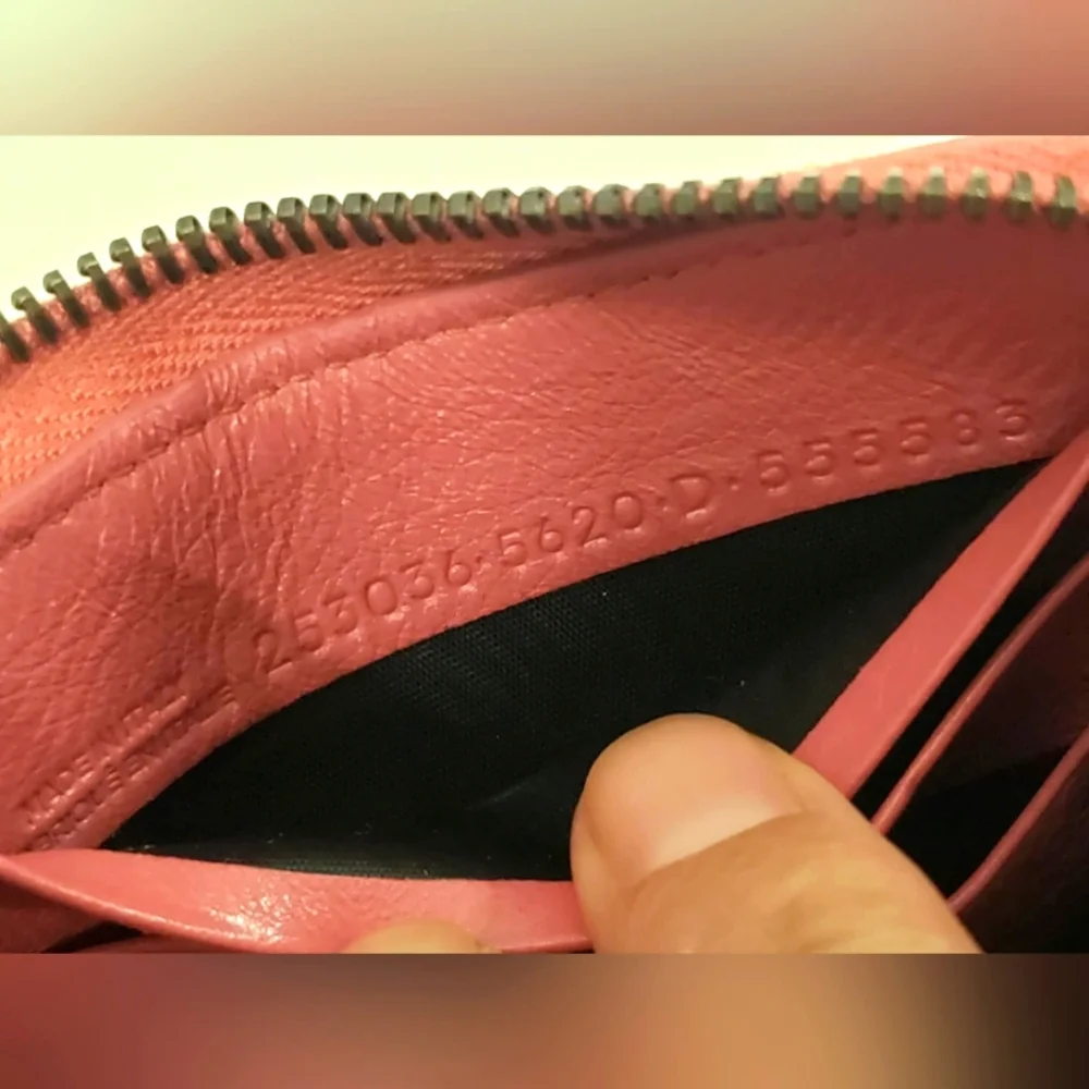 BALENCIAGA classic‎ continental wallet rose azalee